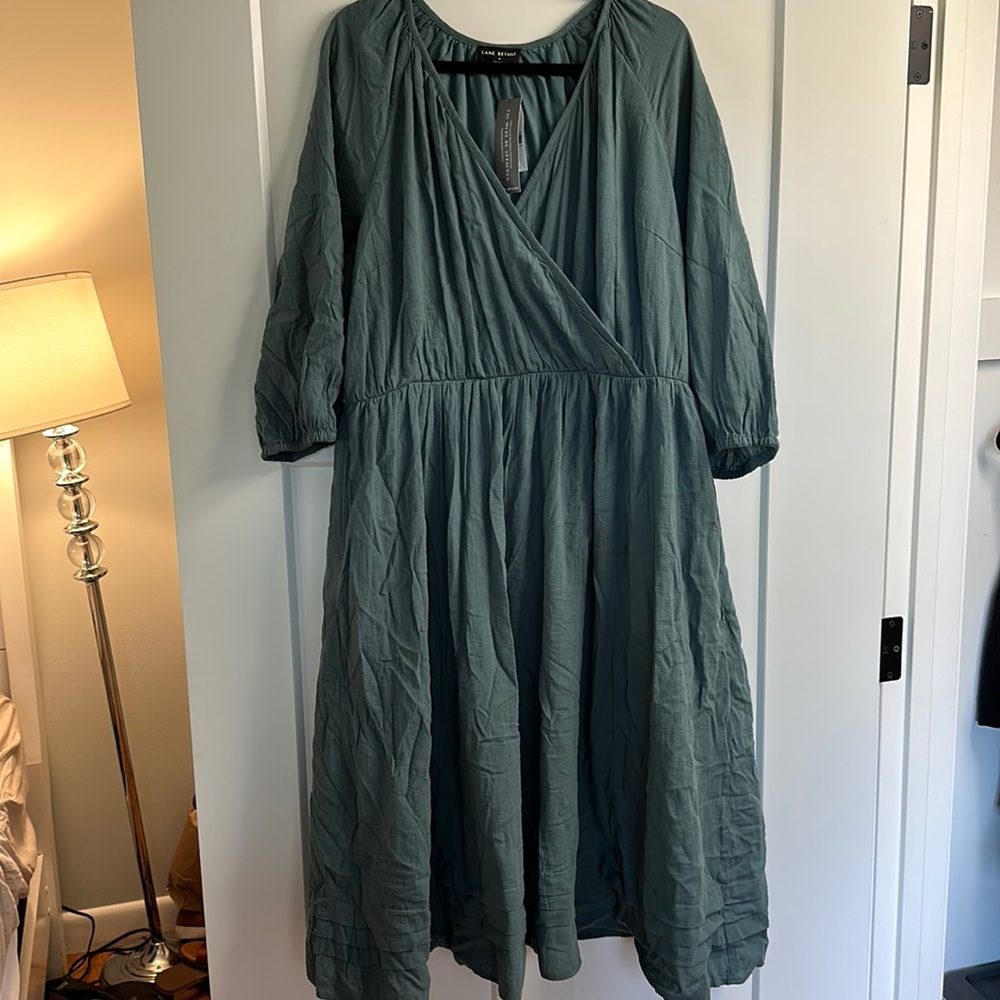 Linen lane Bryant dress with pockets